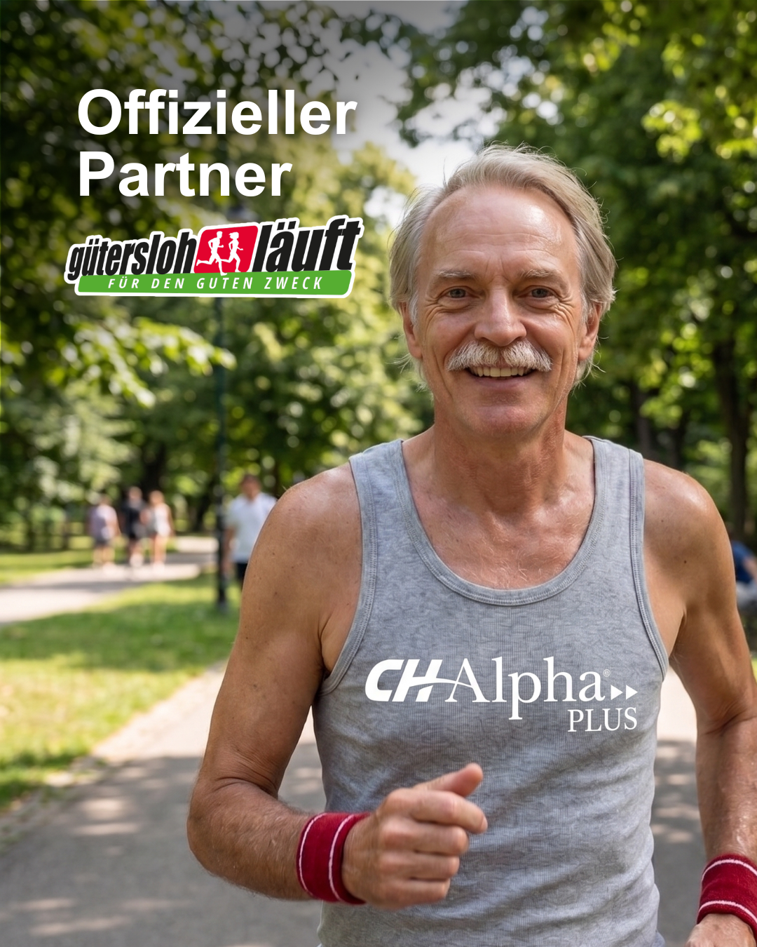 CH-Alpha® PLUS unterstützt „Gütersloh läuft“ als Sponsoring-Partner