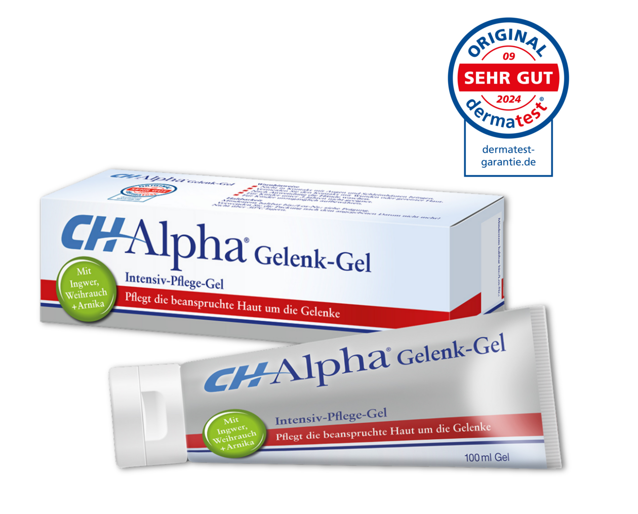 Produktverpackung CH-Alpha Gelenk-Gel