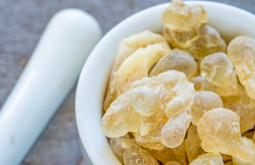 Bild Weihrauch in Mörser